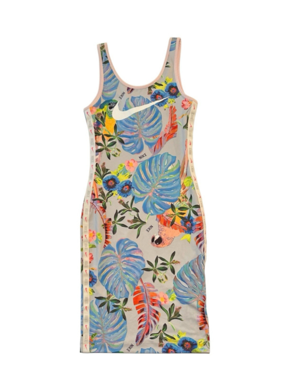 NIKE Tropical Outdoor Activewear Tank Dress Womens Small Golf, Walking, Fishing - Picture 9 of 17
